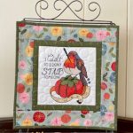 Quilted & Embroidered Table Topper/Wall Hanging