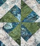 Quilted Batik Table Topper
