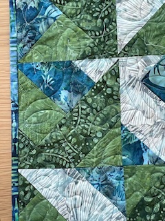 Quilted Batik Table Topper