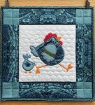Quilted & Embroidered Table Topper/Wall Hanging