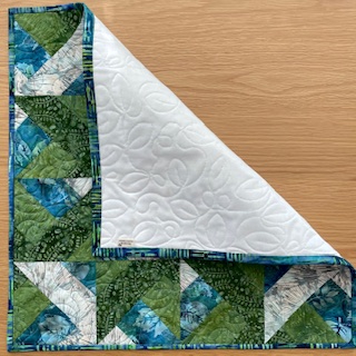 Quilted Batik Table Topper