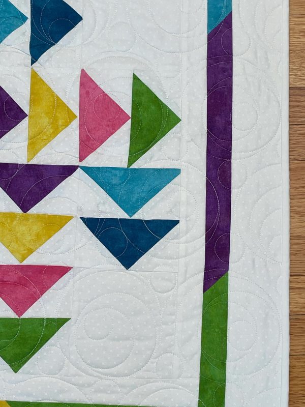 Quilted Flying Geese Table Topper
