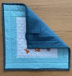 Quilted & Embroidered Table Topper/Wall Hanging