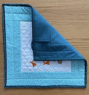 Quilted & Embroidered Table Topper/Wall Hanging