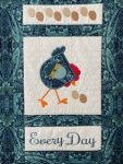 Quilted & Embroidered Table Topper/Wall Hanging