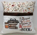 Book Pocket Pillow Slip Cover