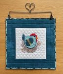 Quilted & Embroidered Table Topper/Wall Hanging