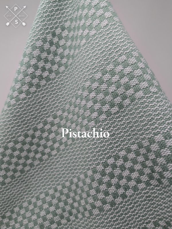 Handwoven Tea Towels / Linge à vaisselle tissé à la main / Green Collection