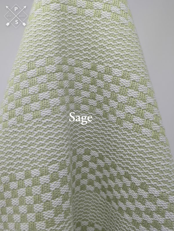 Handwoven Tea Towels / Linge à vaisselle tissé à la main / Green Collection