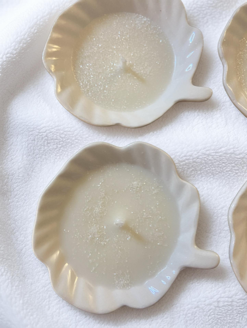 Wedding Reception Décor - Elegant Tealight Favors for Buffet Table