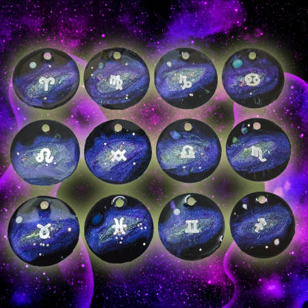 Resin Art Key Chains Zodiac, Under the Sea and much more!