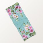 Hummingbirds & Hollyhocks ECO SCARF