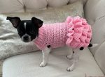 Crochet Pet Sweaters
