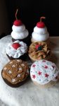 Wool Felt Sprinkles Cupcake | Imaginative Play | Tea Party