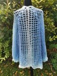 Oversized Long Lacy Cardigan, Long Crochet Jacket