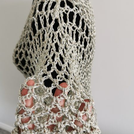 Silver Mesh Top