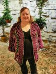 Oversized Mesh Crochet Cardigan