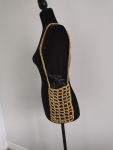 Handmade Metallic Woven Handbag - Gold Purse