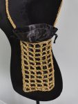 Handmade Metallic Woven Handbag - Gold Purse