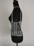 Handmade Metallic Woven Handbag - Silver Purse