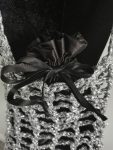 Handmade Metallic Woven Handbag - Silver Purse