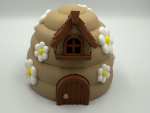 3D Printed Beehive and Bees Set: Whimsical Garden Decor