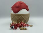 Articulated Baby Dragon with Candy Egg: 3D Printed Fidget Toy