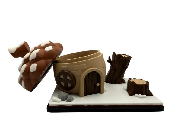 Flexi Squirrel Acorn House Playset – 3D Printed Woodland Scene