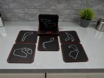 F1 3D Printed Coaster Set – Desk & Office Decor