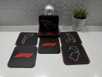 F1 3D Printed Coaster Set – Desk & Office Decor