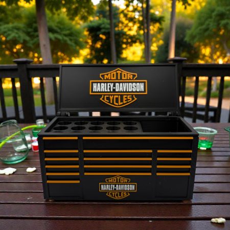 3D Printed Harley-Inspired Desk Organizer & Pen Holder