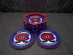 Montreal Canadians Inspired 3D Printed Coaster Set – Set of 8 with Holder