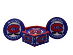 Montreal Canadians Inspired 3D Printed Coaster Set – Set of 8 with Holder