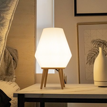 Minimalist Table Lamp - 3D Printed from Plant Based Plastic