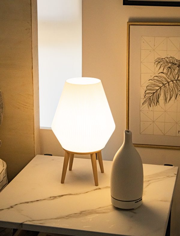 Minimalist Table Lamp - 3D Printed from Plant Based Plastic