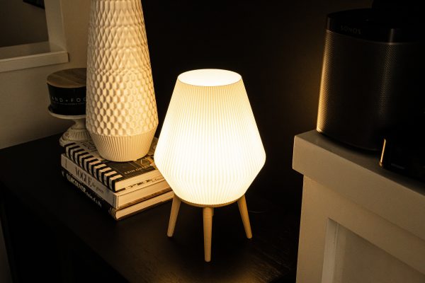 Minimalist Table Lamp - 3D Printed from Plant Based Plastic