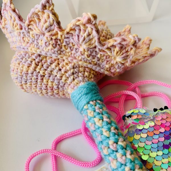 Princess Dress Up Set | Heart Wand, Crown, and Child's Purse