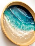 Ocean Inspired Resin Tray – Serving Tray - Sharm El Sheikh- Made to order