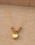 NEW 18k Gold Plated Heart Pendant Necklace | Tarnish-Free Stainless Steel |