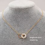 18k Gold Plated Freshwater Pearl Necklace | Tarnish-Free Stainless Steel |
