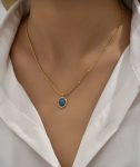 18k Gold Plated Pendant with Necklace | Tarnish-Free Stainless Steel |