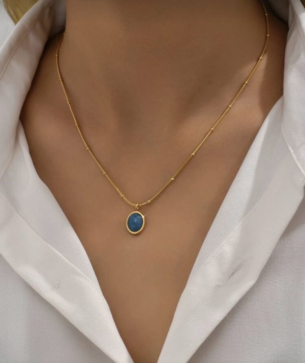 18k Gold Plated Pendant with Necklace | Tarnish-Free Stainless Steel |