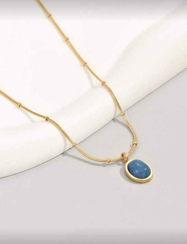 18k Gold Plated Pendant with Necklace | Tarnish-Free Stainless Steel |