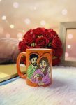 Handpainted Couple Mug