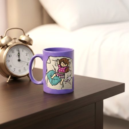 Handpainted Sleepy Head Mug