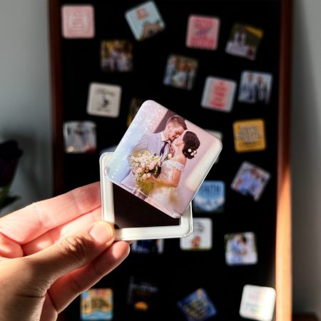 2x2 inch Custom Fridge Magnet, Customized Photo Magnet, Custom Wedding Souvenir, Party Favours, Personalized Gift