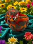 Lava Mini Dragon & Molten Egg Set | Sizzling Fantasy Decor Fidget Friend