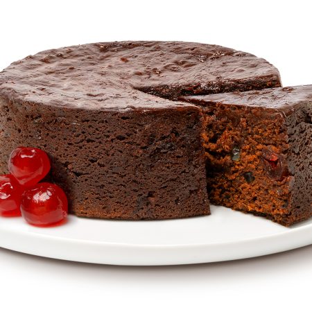 Authentic Jamaican Rum Cake (Black Cake) – Rich Caribbean Fruit Cake Soaked in Rum & Wine - SAB Fruit Jamaican Rum Cake is in 3 sizes - 454g, 907g, 1.36kg