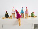 Hand Knitted Chicken Egg Warmers - Cute Easter Egg Cosies