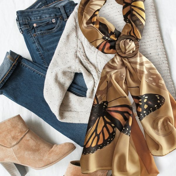 Monarch Butterfly ECO SCARF